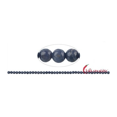 Strang Kugeln Safir 4 mm