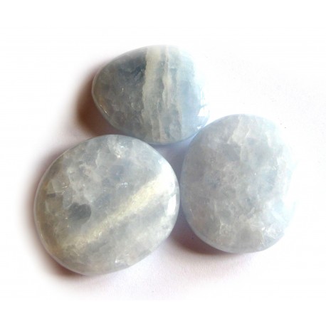 Scheibenstein Calcit blau 1 Stück