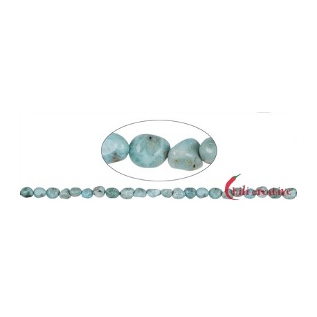 Strang Nuggets Larimar 9 x 6 mm