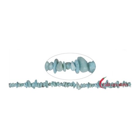 Strang Splitter Larimar 5-8 mm (38cm)