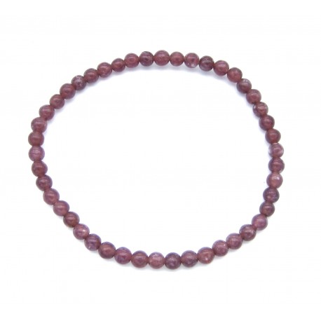 Kugel-Armband Lepidolith 4 mm