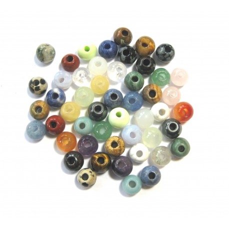 Kugeln gebohrt  8 mm VE 50 Stück