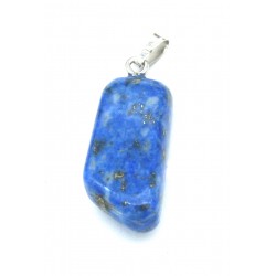 Trommelstein-Anhänger Lapislazuli 925er Silber