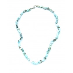 Nugget-Kette Larimar fein 6-8 mm