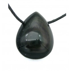 Tropfen gebohrt Regenbogen-Obsidian 3,5-4 cm