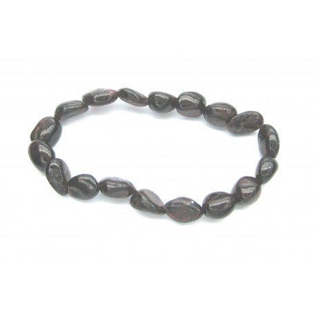Nugget-Armband kleine Steine Granat 7-10 mm
