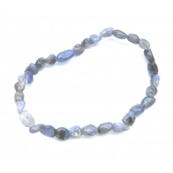 Nugget-Armband klein Tansanit (erhitzt) 4-6 mm