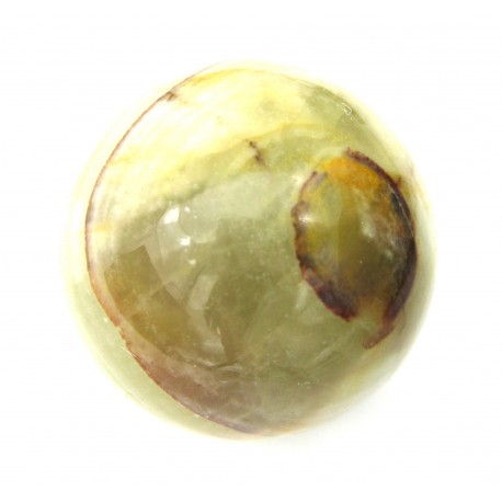 Kugel Aragonit-Calcit grün-braun 4 cm