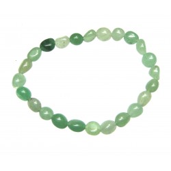 Nugget-Armband klein Aventurinquarz grün fein 6-8 mm