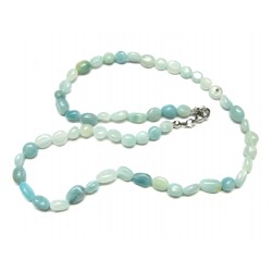 Nugget-Kette Amazonit fein