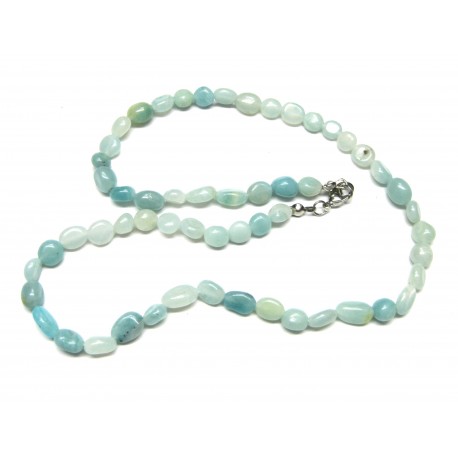 Nugget-Kette Amazonit fein