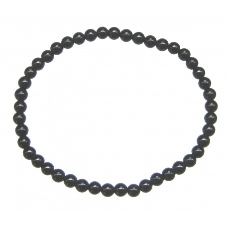 Kugel-Armband Onyx (gefärbt) 4 mm