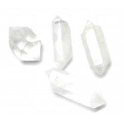 Bergkristall Doppelender poliert AB 4-6 cm VE 250 g
