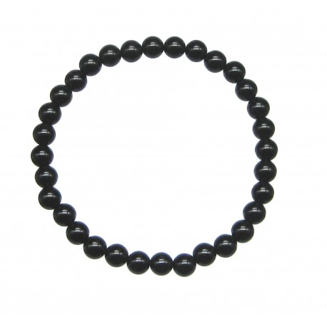 Kugel-Armband Onyx (gefärbt) 6 mm