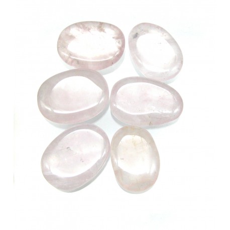 Scheibenstein Rosenquarz A 1 Stück