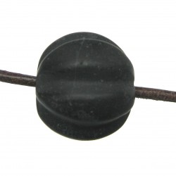 Wikinger-Kugel graviert gebohrt Onyx (gefärbt) matt 14 mm