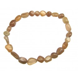Nugget-Armband klein Mondstein fein 6-8 mm