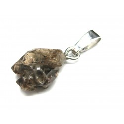 Anhänger Zirkon roh 925er Silber-Öse