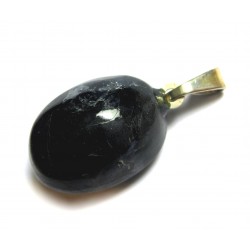 Trommelstein-Anhänger Cordierit Iolith 925er Silber