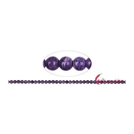 Strang Kugeln Charoit A 5 mm
