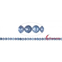 Strang Kugeln Safir facettiert 8 mm