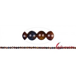 Strang Kugeln Pietersit-Quarz 3 mm