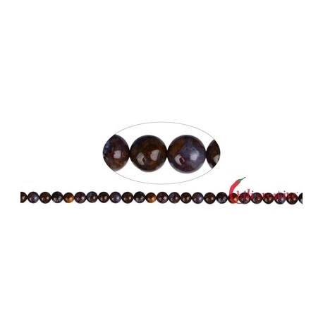 Strang Kugeln Pietersit-Quarz 8 mm