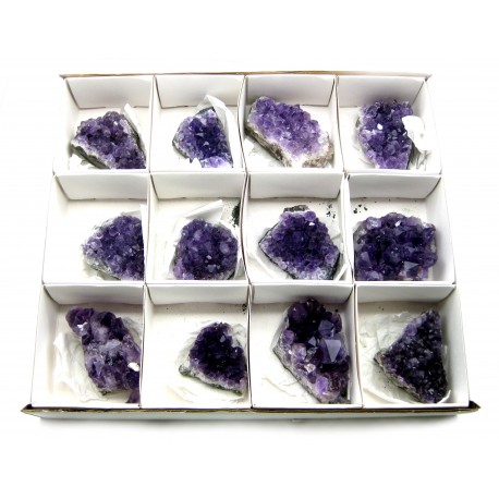 Amethyst Stufen Uruguay 7 cm VE 12 Stück