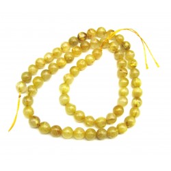 Strang Kugel Rutilquarz 6 mm