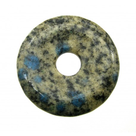 Donut Azurit in Granit K2-Stein 40 mm