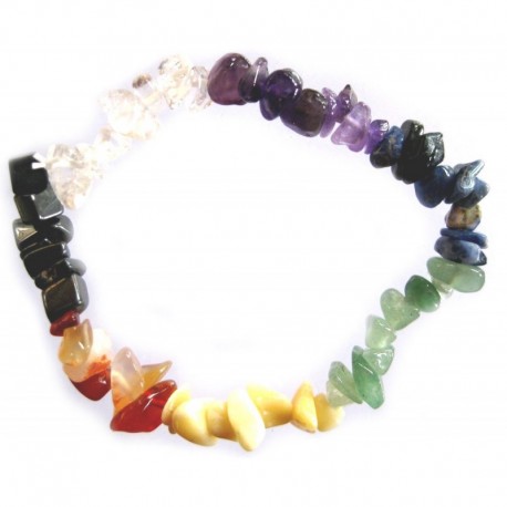 Splitter-Armband Chakra AB (teils erhitzt und gefärbt)