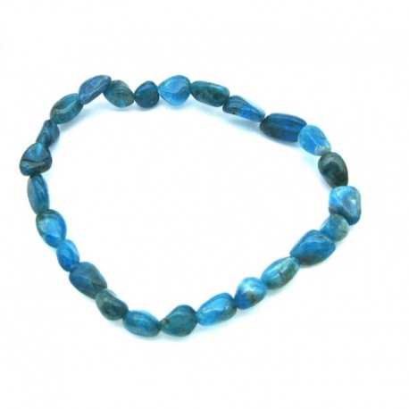 Nugget-Armband kleine Steine Apatit 6-8 mm