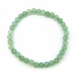 Kugel-Armband Grünquarz (gefärbt) 4 mm Kindergröße