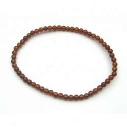 Kugel-Armband Granat Hessonit 4 mm