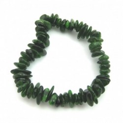 Splitter-Armband Chrom-Diopsid grün 10-12 mm