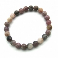 Kugel-Armband Lepidolith-Quarz 8 mm