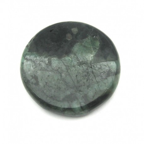 Scheibenstein Smaragd 3 - 4 cm 1 Stück