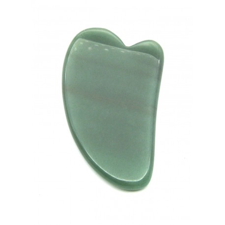Gua Sha Aventurinquarz grün 7.5 x 4.5 cm