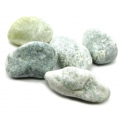 Trommelstein Serpentin grün angetrommelt 4-6 cm VE 1 Kg