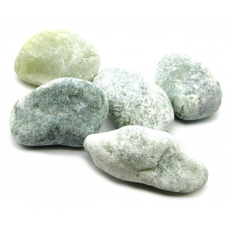 Trommelstein Serpentin grün angetrommelt 4-6 cm VE 1 Kg