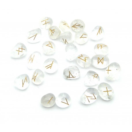 Runenorakel-Set Bergkristall ohne Verpackung