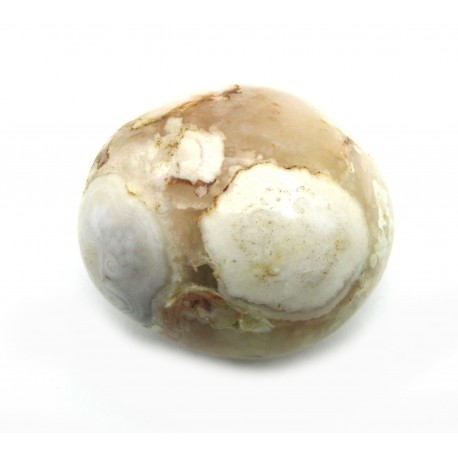 Trommelstein Achat Blumen-Achat Jumbo 5-6 cm mit Klüften