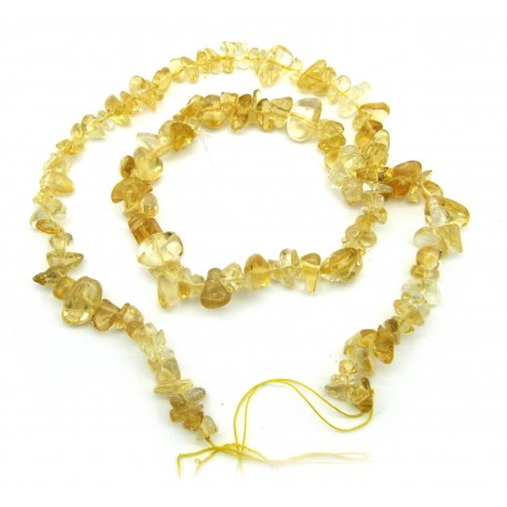 Strang Splitter Citrin (erhitzt) 2-4 x 5-10 mm