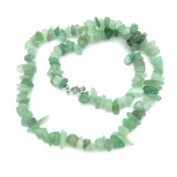Splitterkette Aventurinquarz grün 45 cm