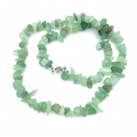 Splitterkette Aventurinquarz grün 45 cm