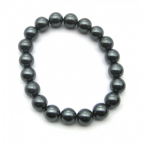 Kugel-Armband Hämatit 10 mm
