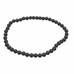 Kugel-Armband Obsidian Rauchobsidian 4 mm