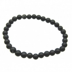 Kugel-Armband Obsidian Rauchobsidian 6 mm