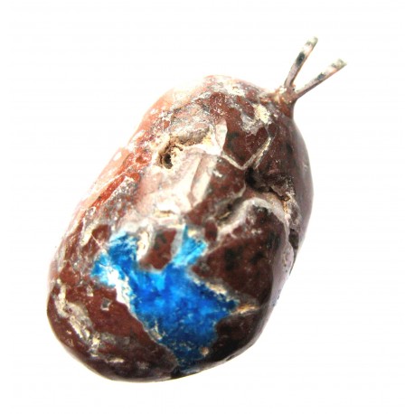 Trommelstein-Anhänger Cavansit 925er Silber