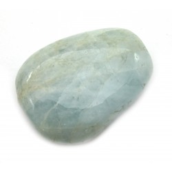 Scheibenstein Aquamarin B 1 Stück 3 - 5 cm
